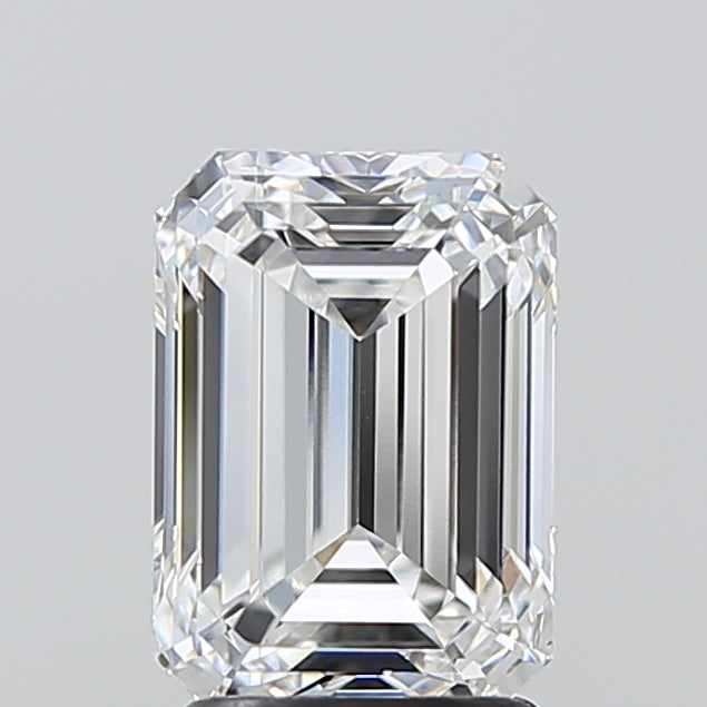 2.55ct Emerald D VVS2 Lab Created Diamond