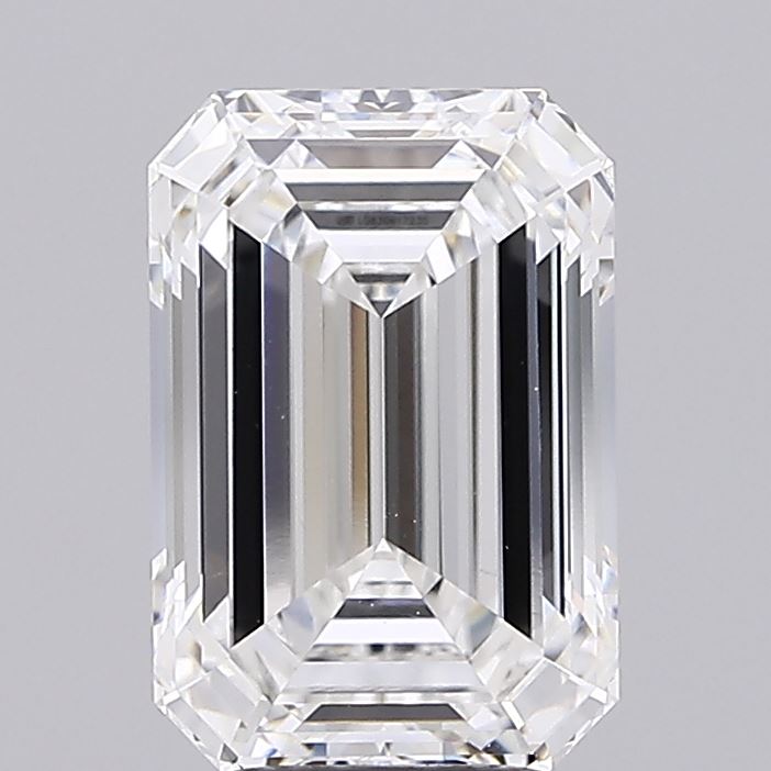 4.09ct Emerald F VVS2 Lab Created Diamond