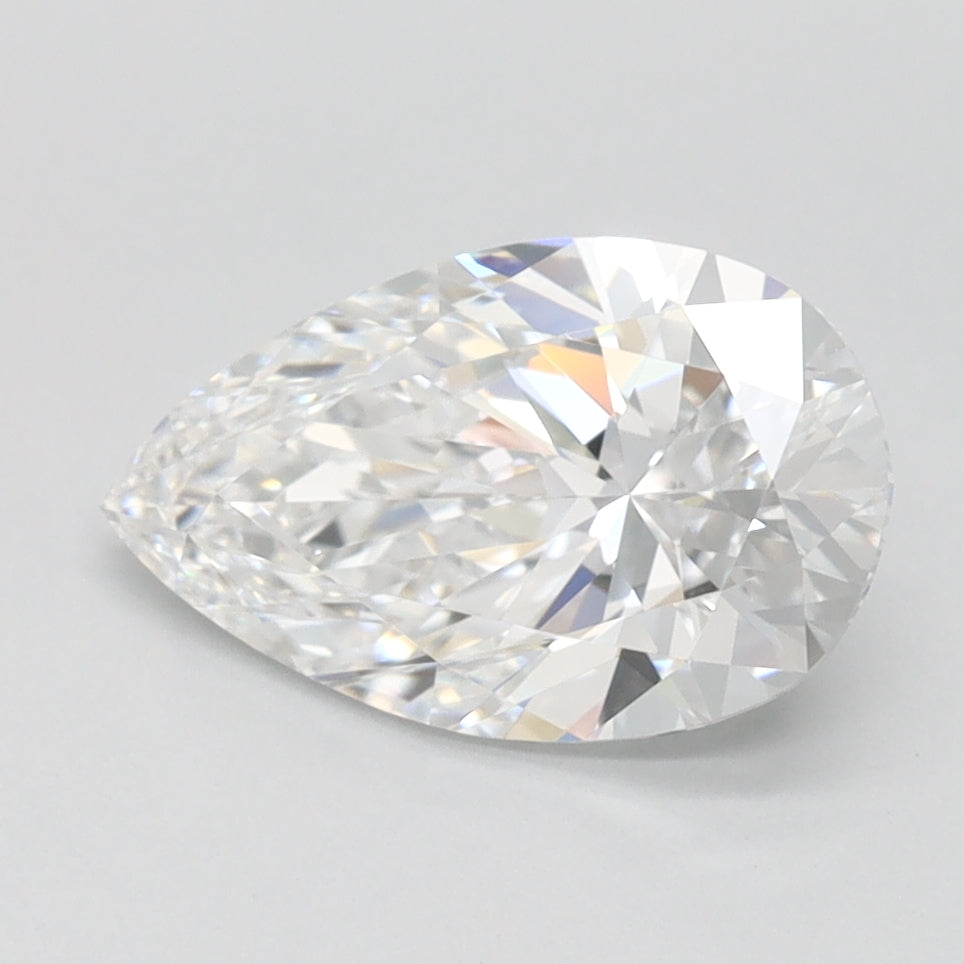 1.28ct Pear D IF Lab Created Diamond