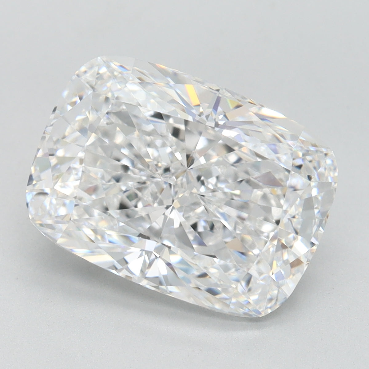 4.1ct Cushion D IF Lab Created Diamond