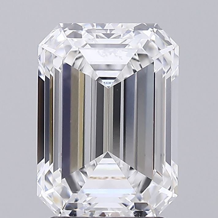 2.59ct Emerald D VVS2 Lab Created Diamond