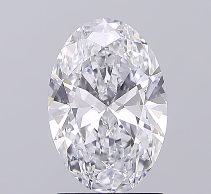 1.6ct Oval D VVS2 Lab Created Diamond