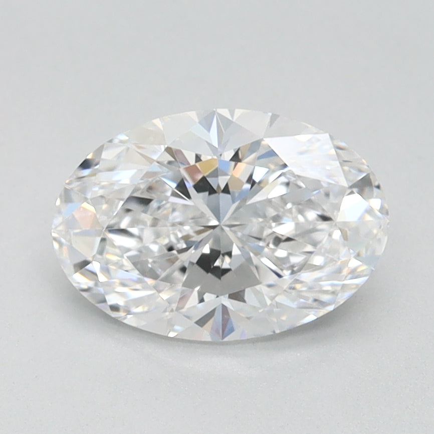 1ct Oval D IF Lab Created Diamond