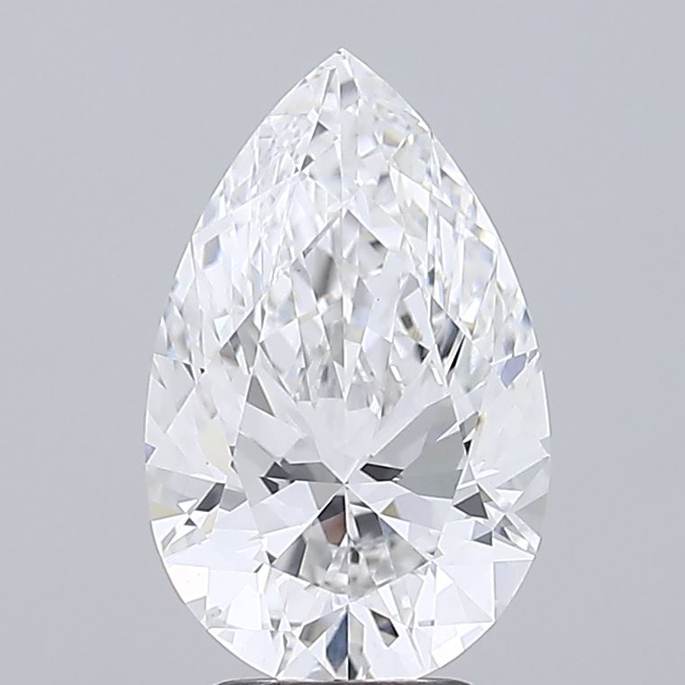 4.02ct Pear E VS1 Lab Created Diamond