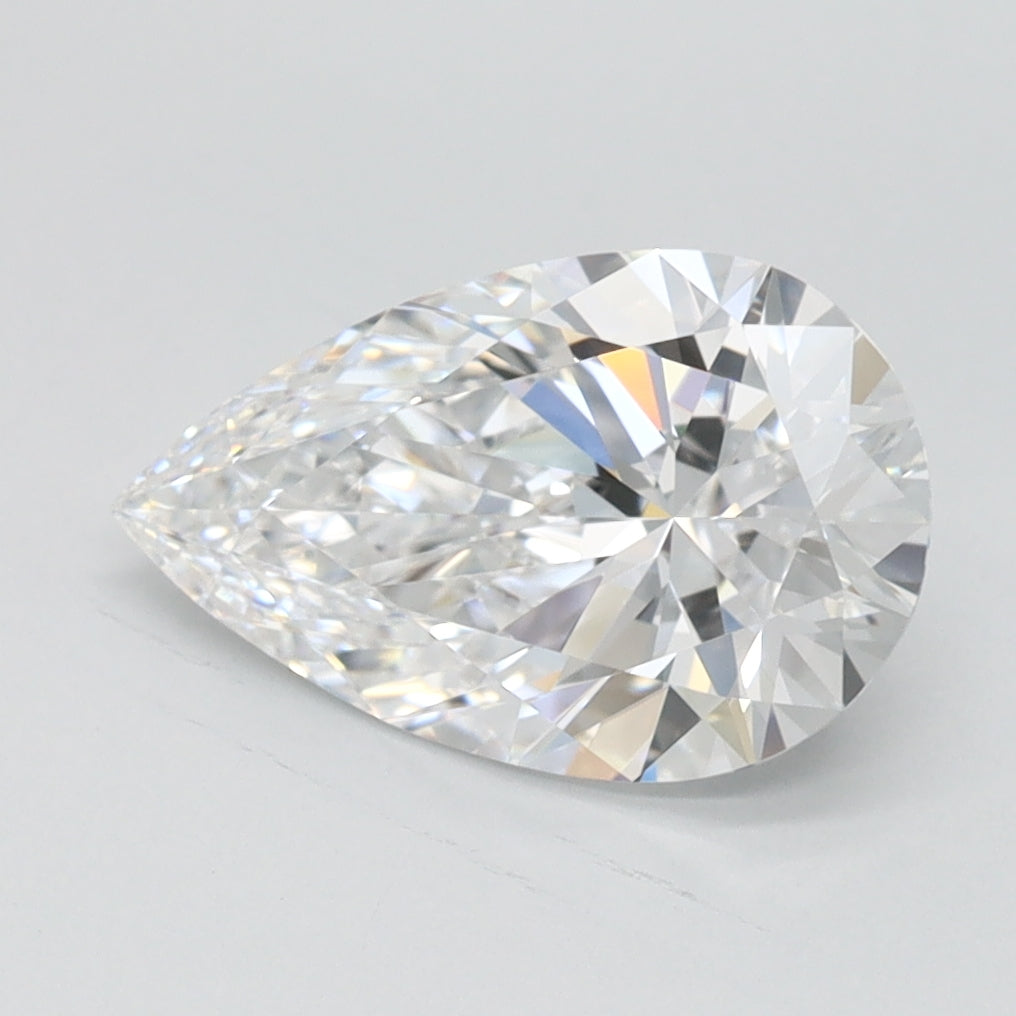 1.34ct Pear D VVS1 Lab Created Diamond