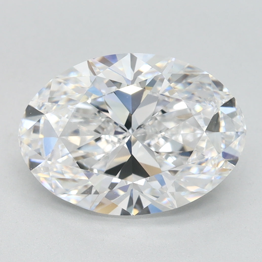 2.5ct Oval D VVS1 Lab Created Diamond