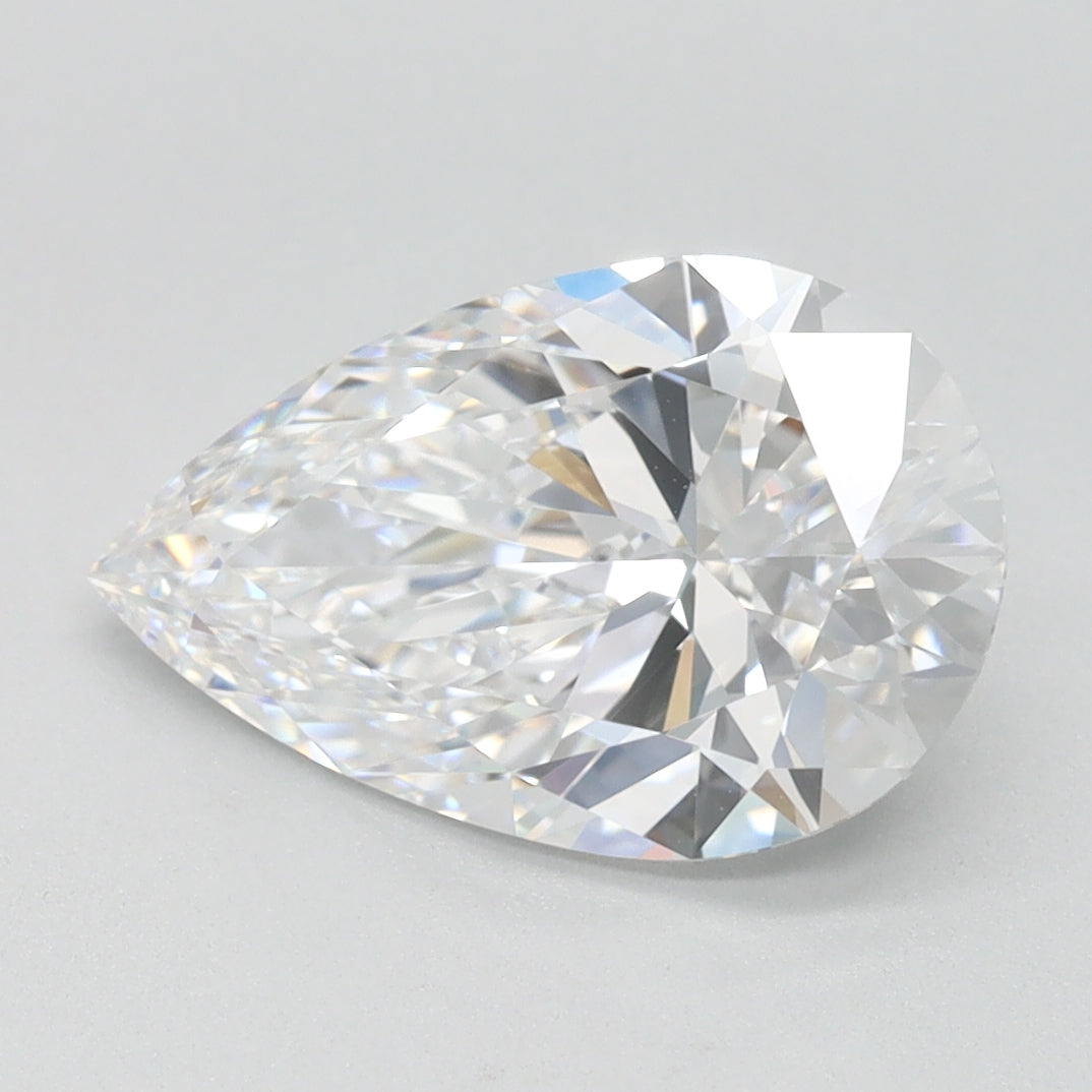 1.9ct Pear D VVS1 Lab Created Diamond