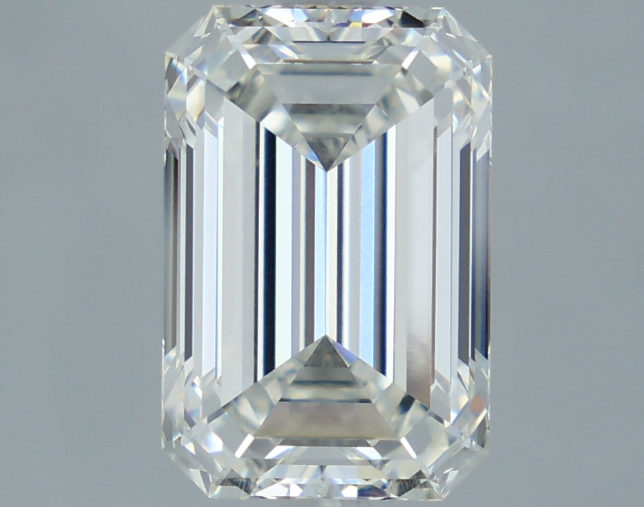 4.12ct Emerald F VVS1 Lab Created Diamond