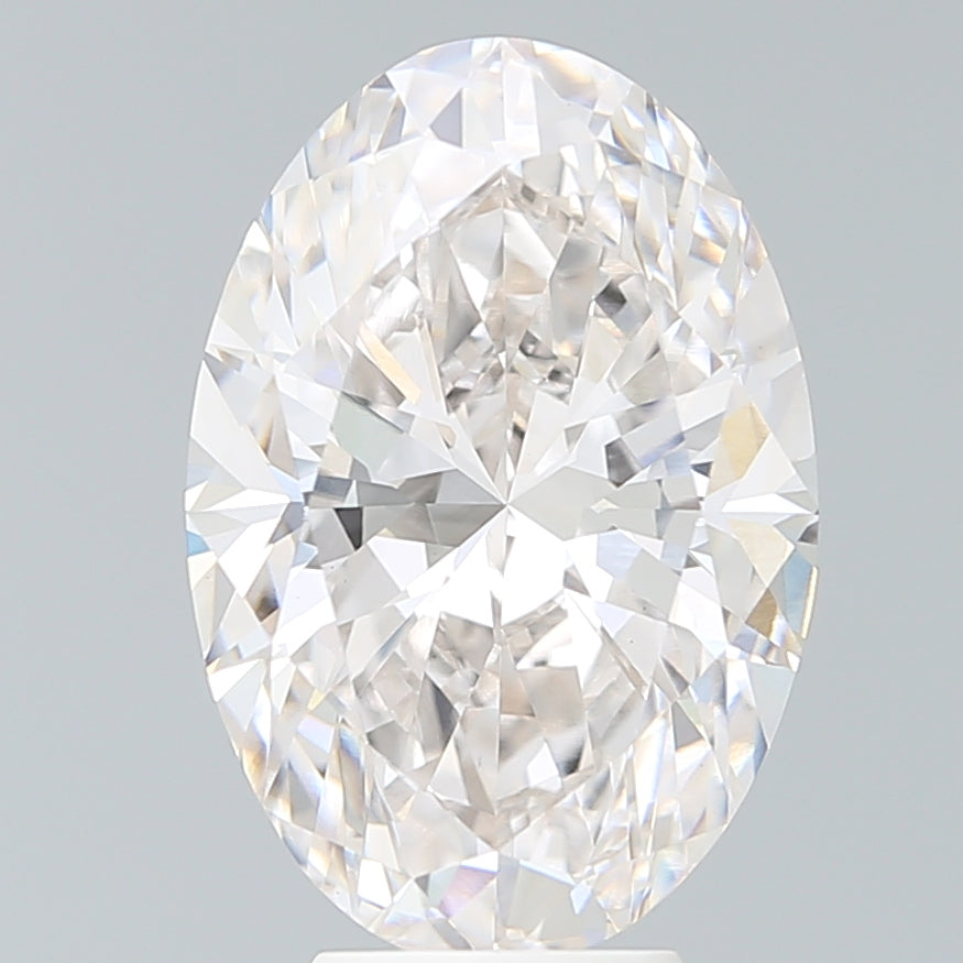 6.32ct Oval H VVS2 Lab Created Diamond