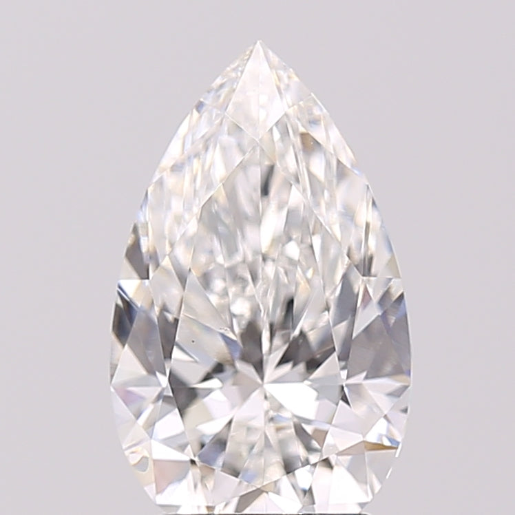 3.08ct Pear E VS1 Lab Created Diamond