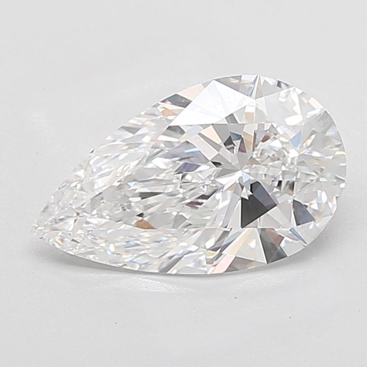 3.53ct Pear D IF Lab Created Diamond