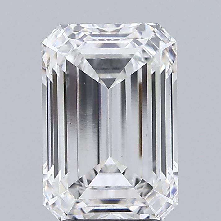 3.09ct Emerald F VS1 Lab Created Diamond