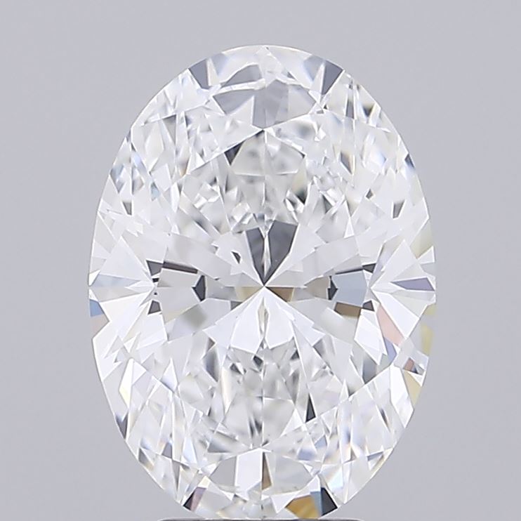 4.6ct Oval D IF Lab Created Diamond
