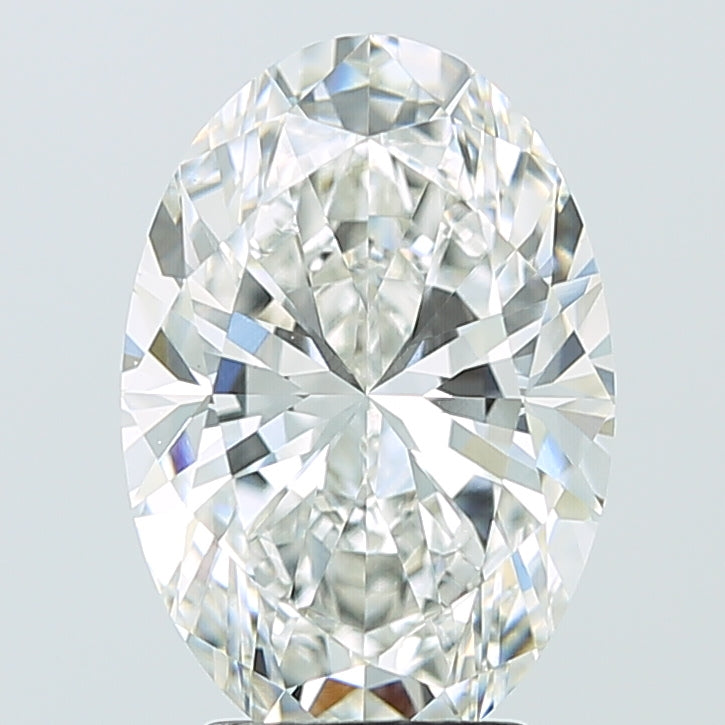 4.07ct Oval F VVS2 Lab Created Diamond