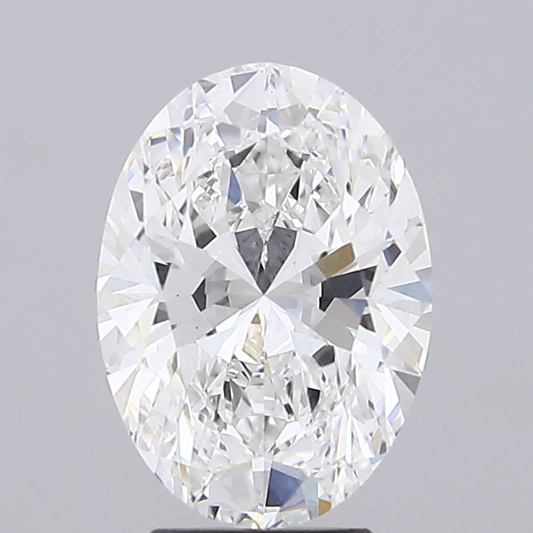 4.08ct Oval E VVS2 Lab Created Diamond