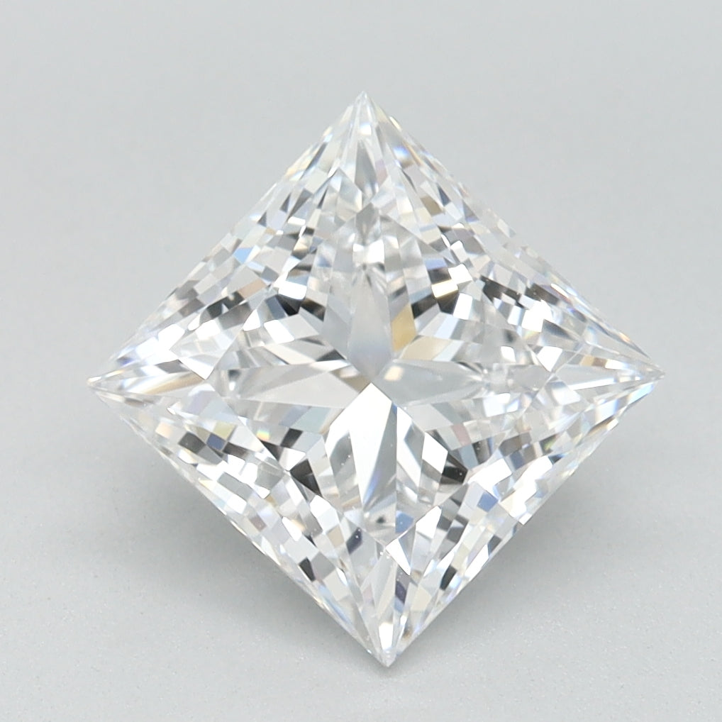 1.89ct Princess D IF Lab Created Diamond