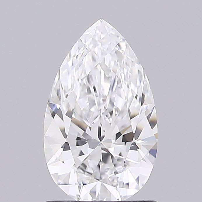 1.04ct Pear D IF Lab Created Diamond