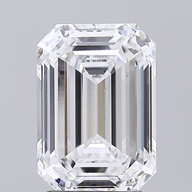 2.58ct Emerald D VS1 Lab Created Diamond