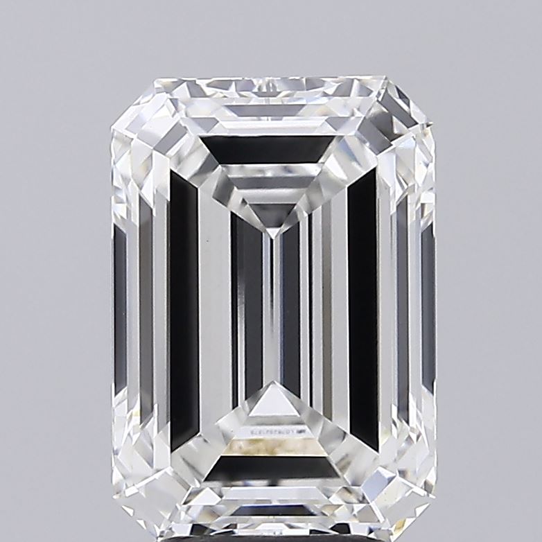 4.08ct Emerald F VS1 Lab Created Diamond