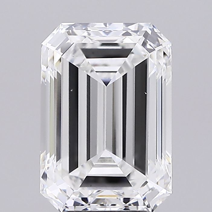 4.02ct Emerald F VVS2 Lab Created Diamond