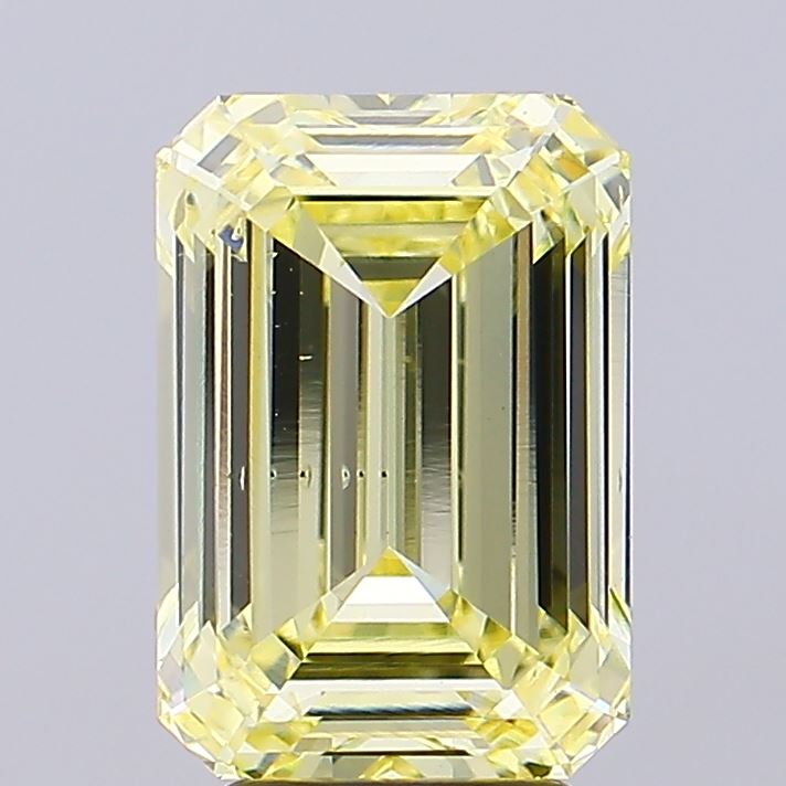 5.05ct Emerald  VS2 Lab Created Diamond