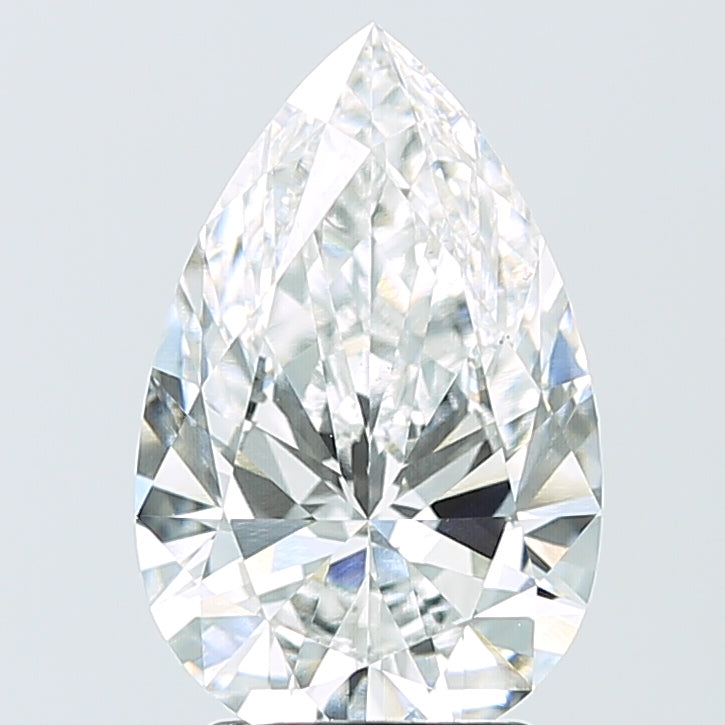 3.09ct Pear E VS1 Lab Created Diamond