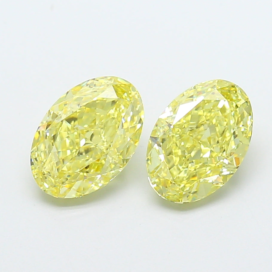 1.66ct Oval  VVS2 Lab Created Diamond