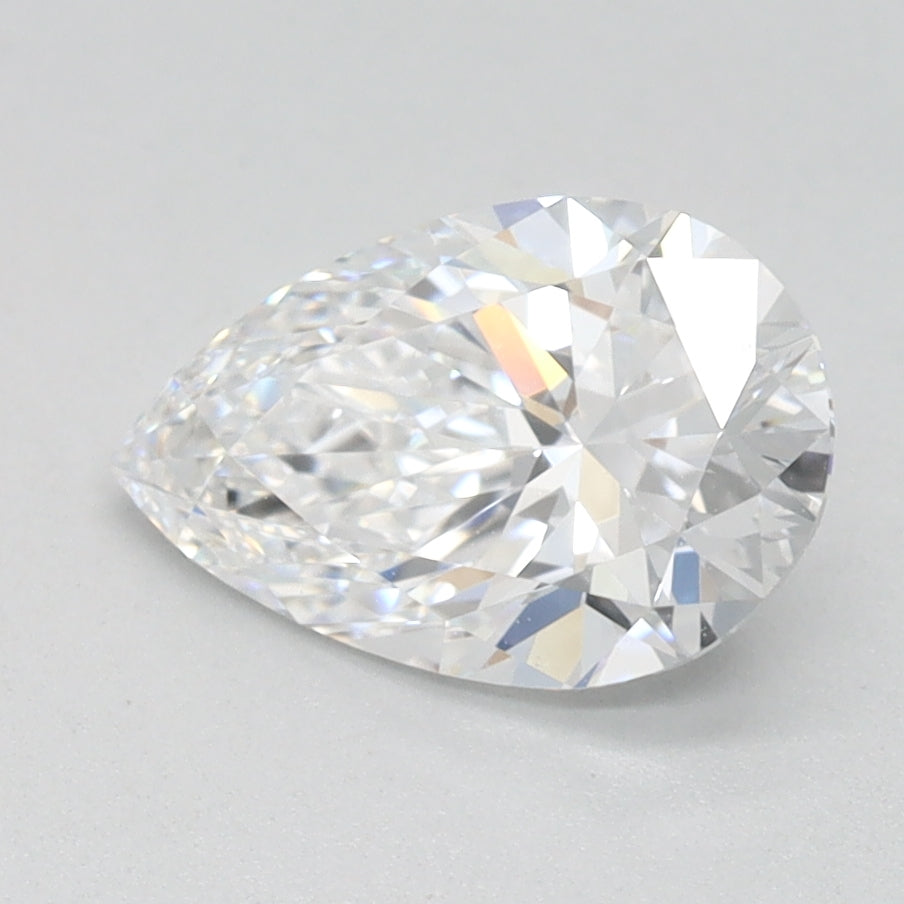 1.16ct Pear D VVS1 Lab Created Diamond
