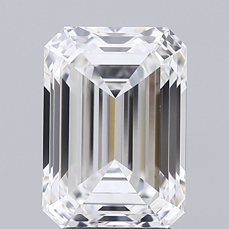 3.1ct Emerald F VS1 Lab Created Diamond