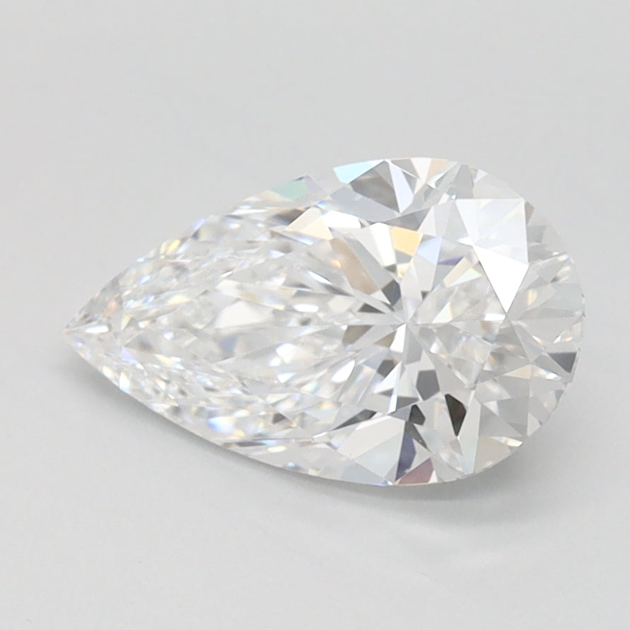 1.02ct Pear D VVS1 Lab Created Diamond