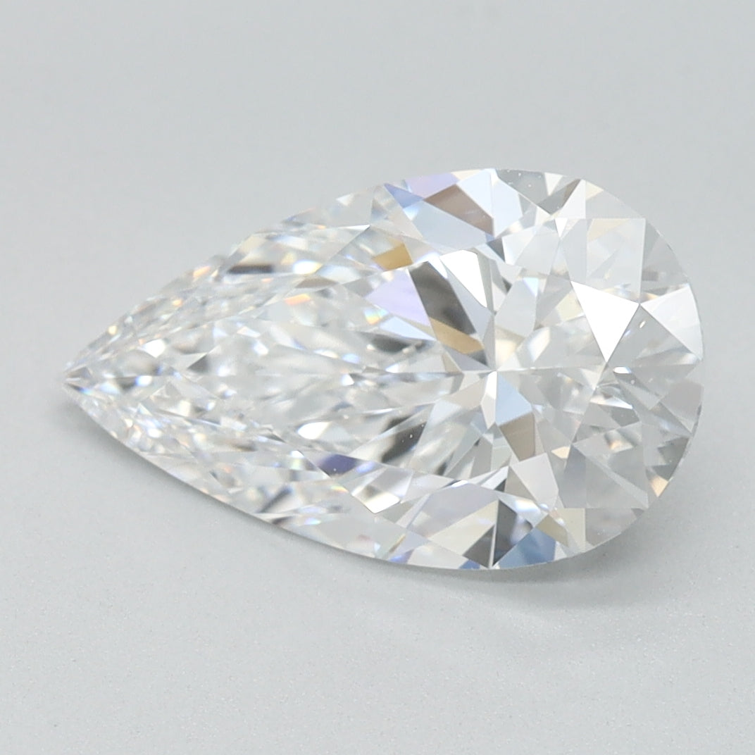 1.82ct Pear D IF Lab Created Diamond