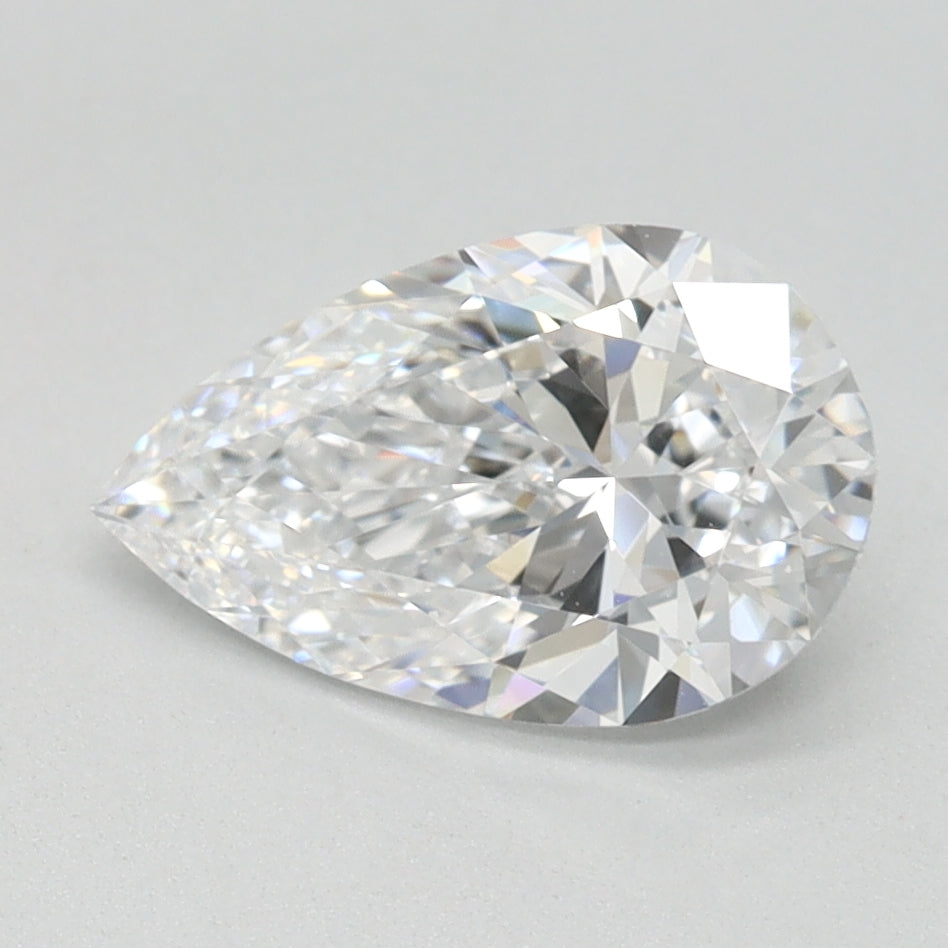 1.16ct Pear D IF Lab Created Diamond