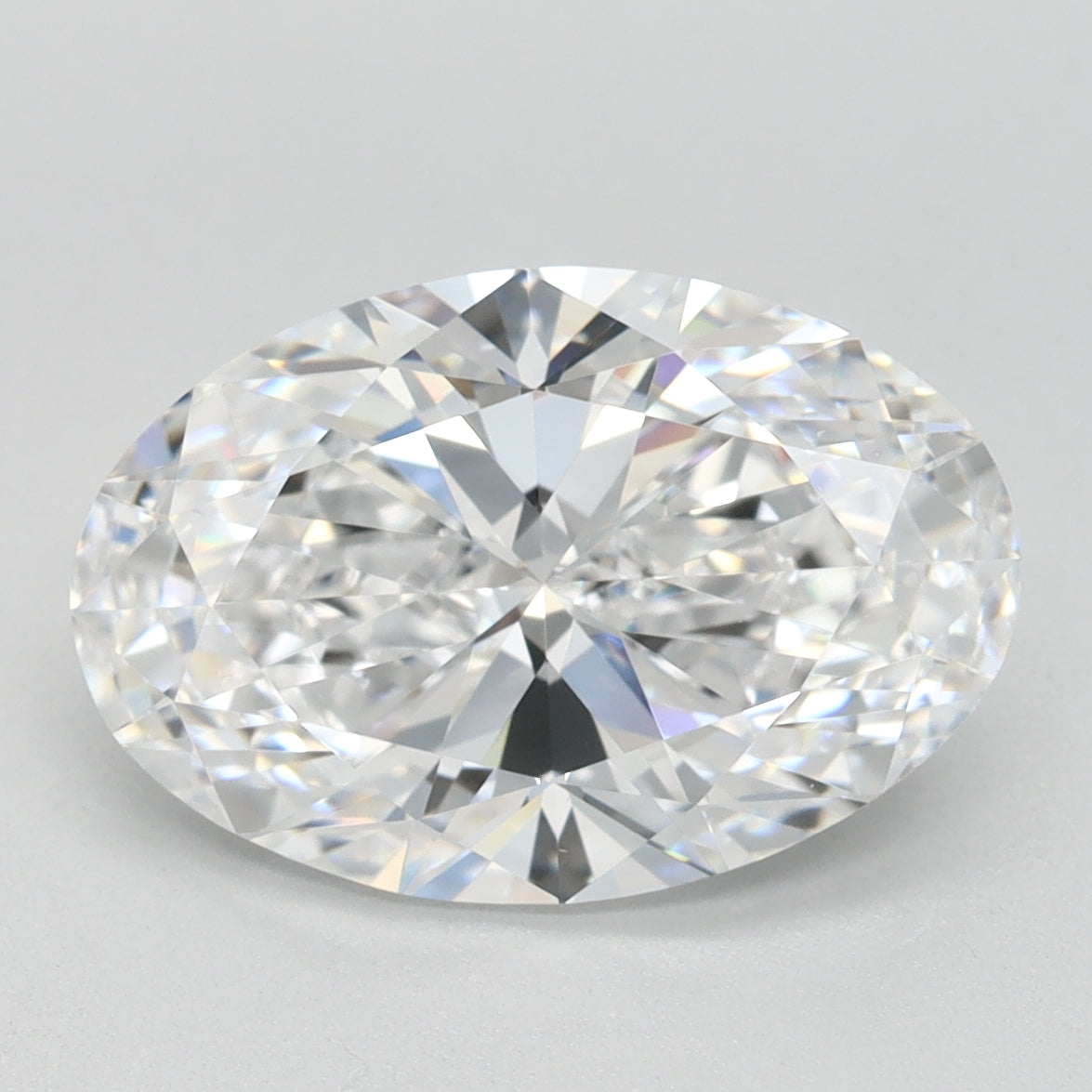3ct Oval D IF Lab Created Diamond