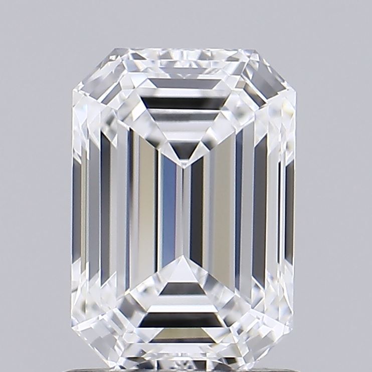 1.42ct Emerald D IF Lab Created Diamond