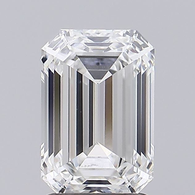 2.02ct Emerald F VVS1 Lab Created Diamond