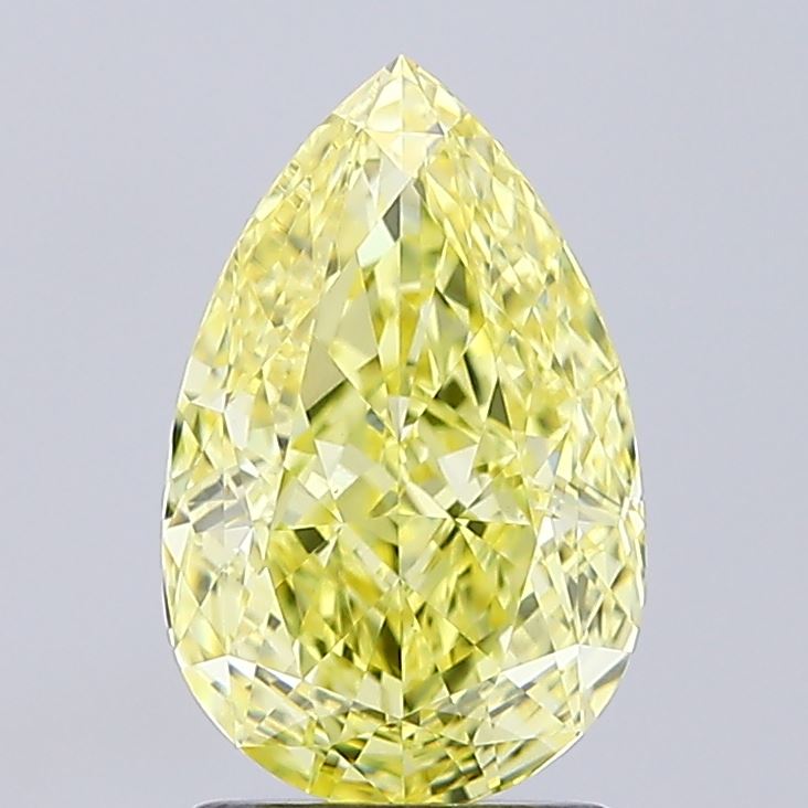 1.96ct Pear  VVS2 Lab Created Diamond