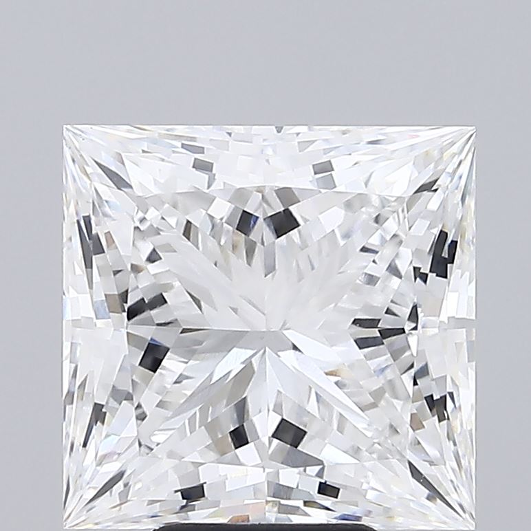 7.04ct Princess E VVS2 Lab Created Diamond