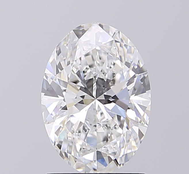 1.58ct Oval E VVS2 Lab Created Diamond