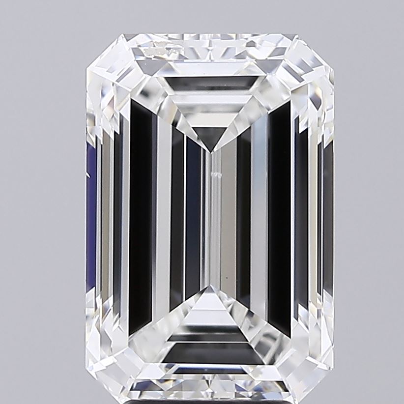 5.05ct Emerald F VS1 Lab Created Diamond