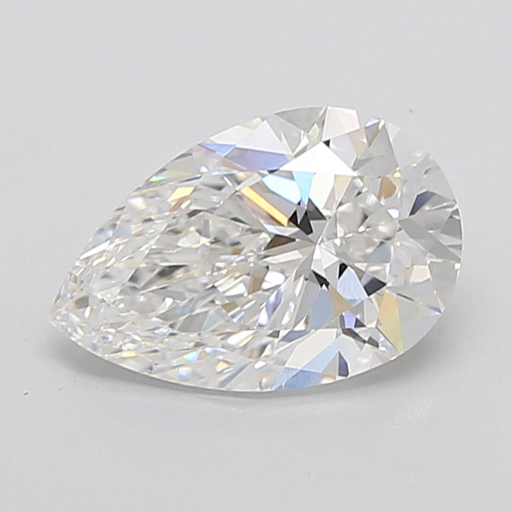 3.6ct Pear D VVS1 Lab Created Diamond