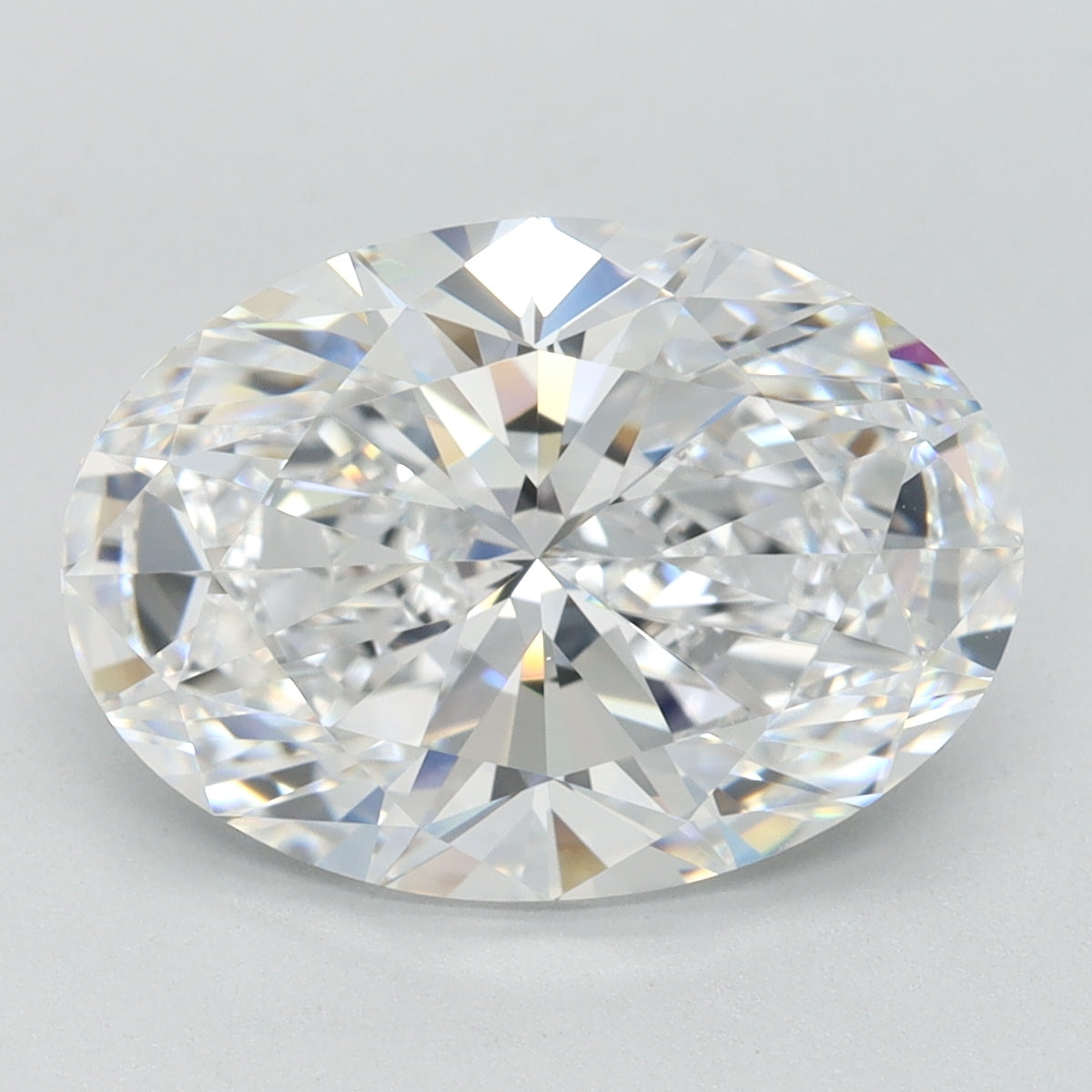 4.01ct Oval D IF Lab Created Diamond