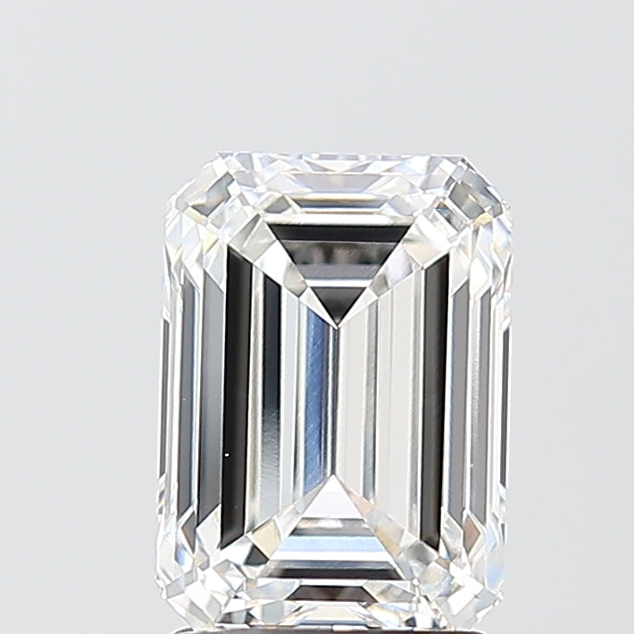 2.06ct Emerald E VVS2 Lab Created Diamond