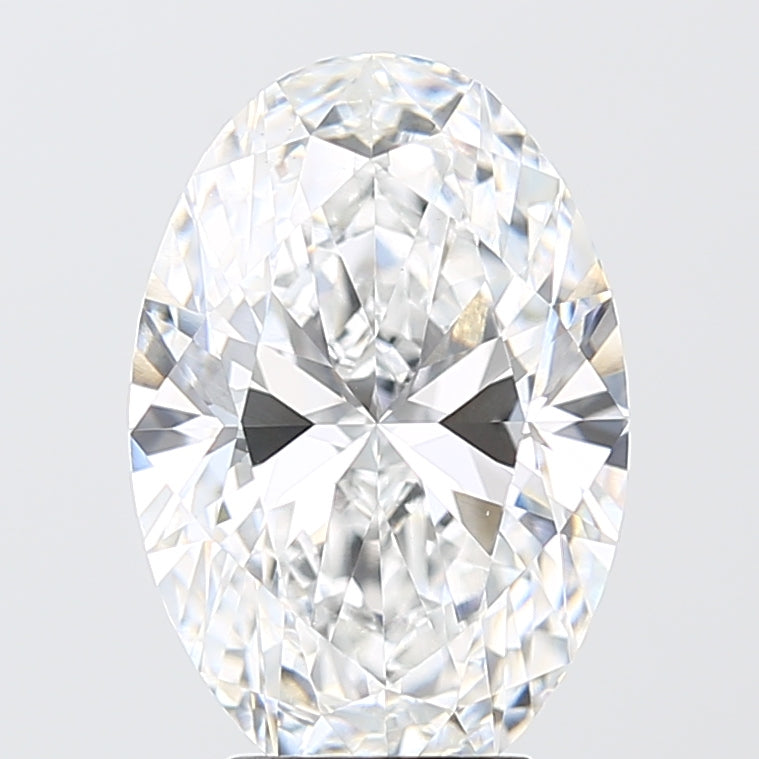 4.08ct Oval D VVS2 Lab Created Diamond