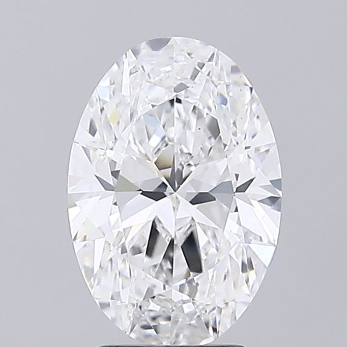 3.08ct Oval E VS1 Lab Created Diamond