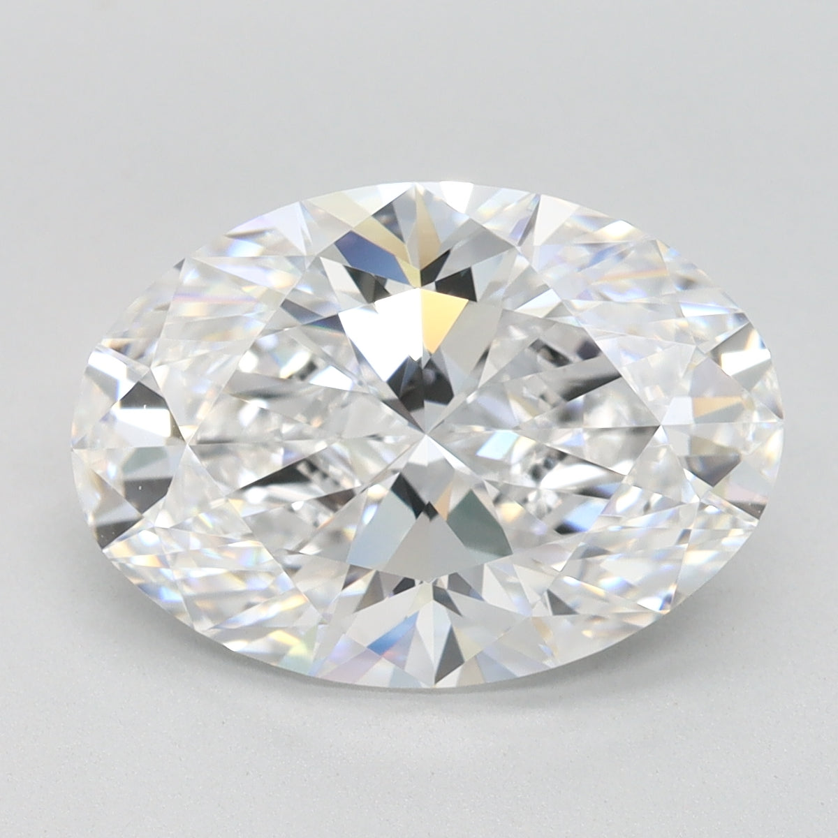 3.61ct Oval D VVS1 Lab Created Diamond