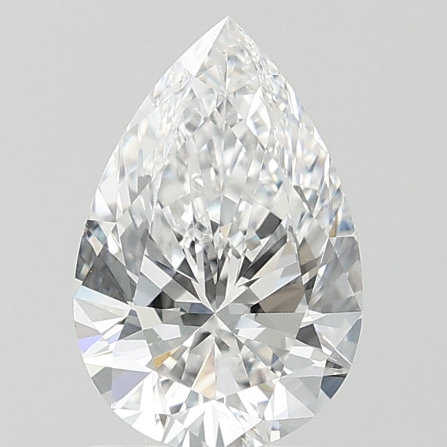 1.57ct Pear D VVS2 Lab Created Diamond