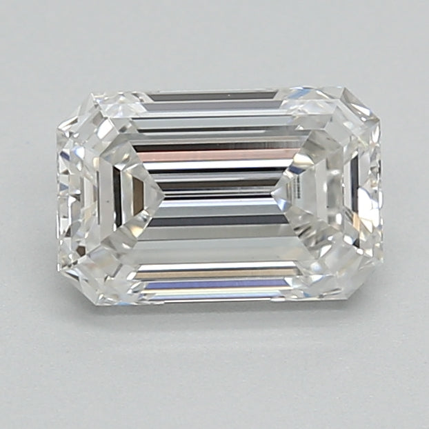 0.98ct Emerald F VS1 Lab Created Diamond