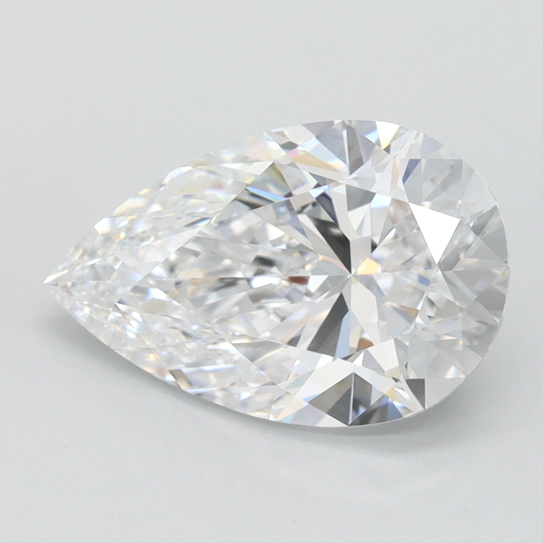 2.17ct Pear D IF Lab Created Diamond