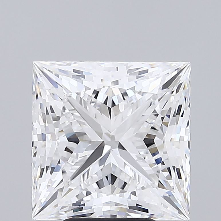 6.08ct Princess D VVS2 Lab Created Diamond