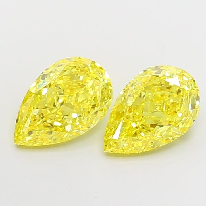 3.04ct Pear  VVS2 Lab Created Diamond